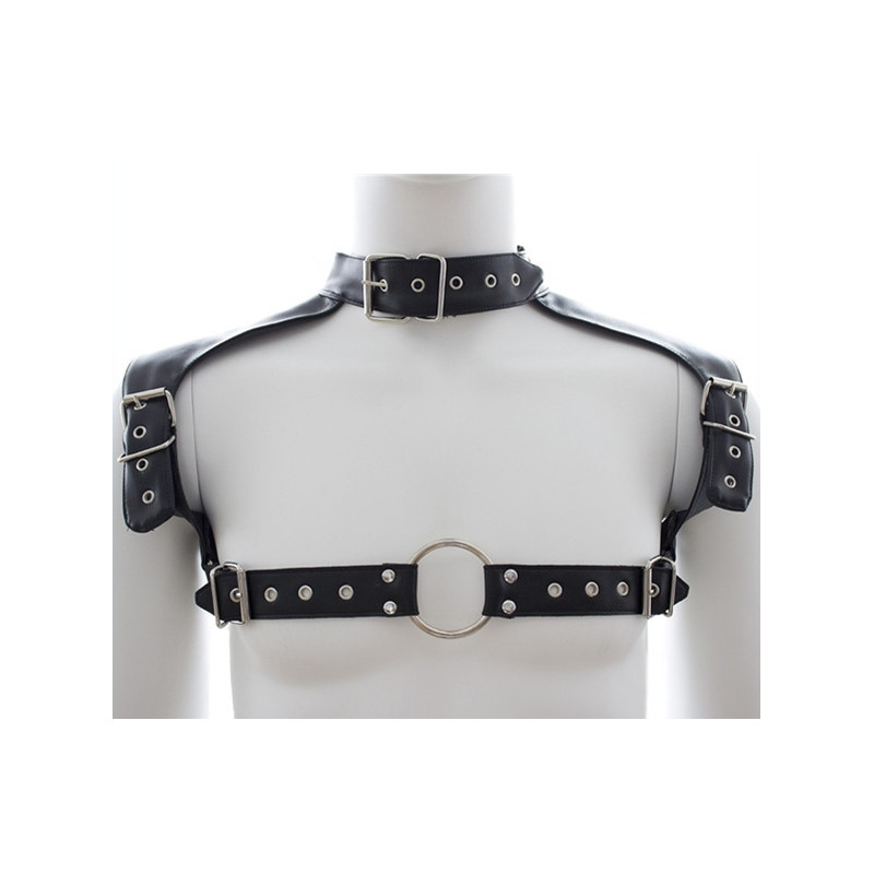 KinkHarness Harnais et Collier Optor Noir